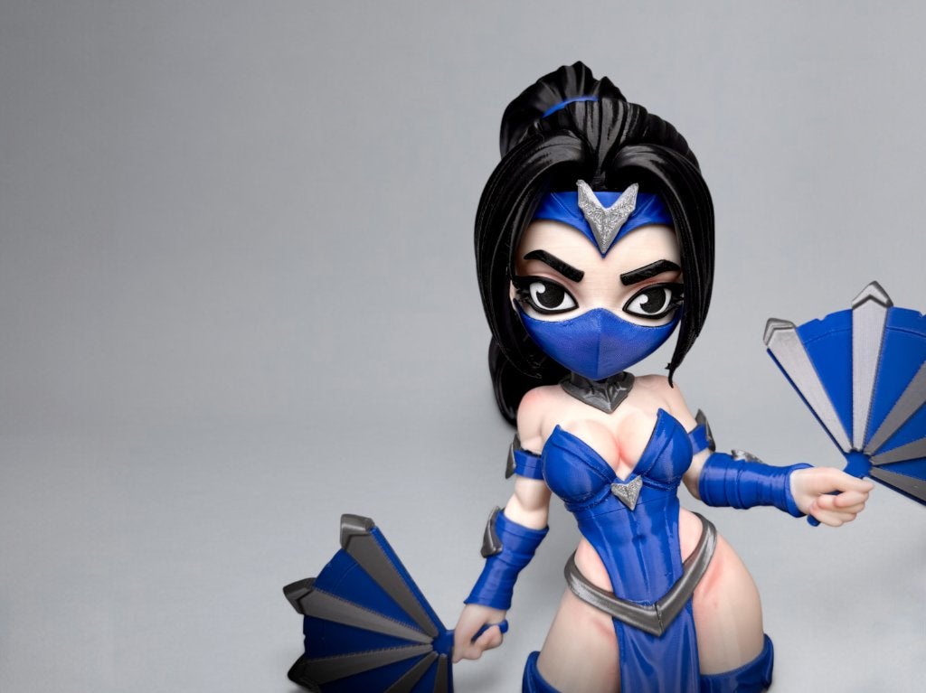 Kitana – 34 cm – Mortal Kombat Figuur, Ophalen of Verzenden, Nieuw, Fantasy