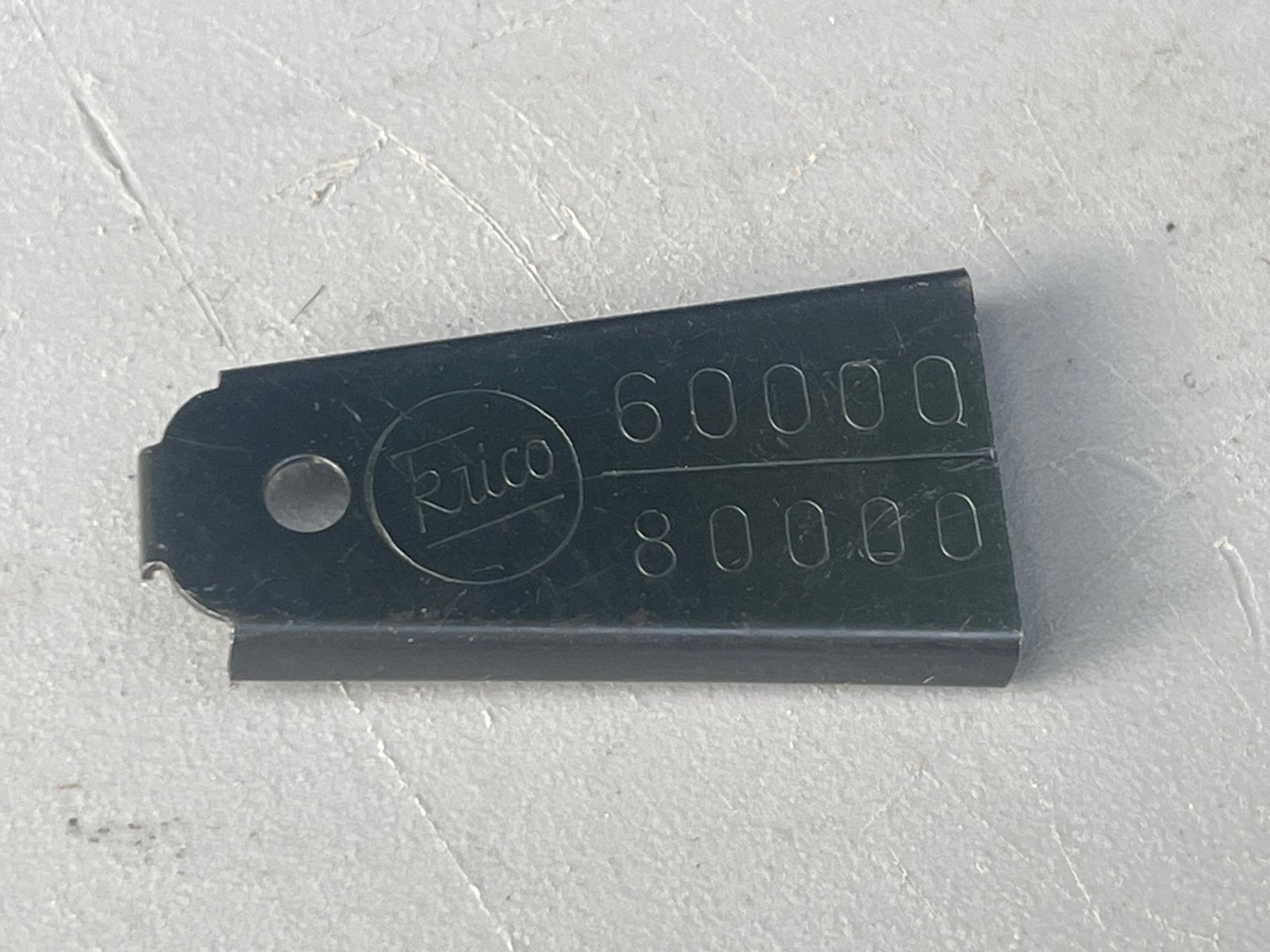Krico bodemplaatje 60000-80000, Ophalen, Gebruikt