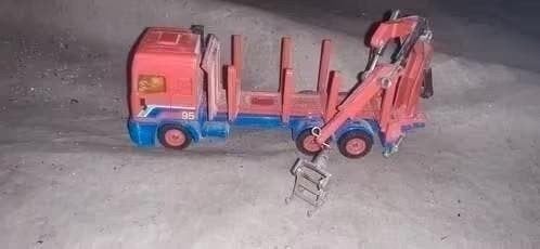 Daf 95 vrachtwagen met kraan (speelgoed), Ophalen of Verzenden