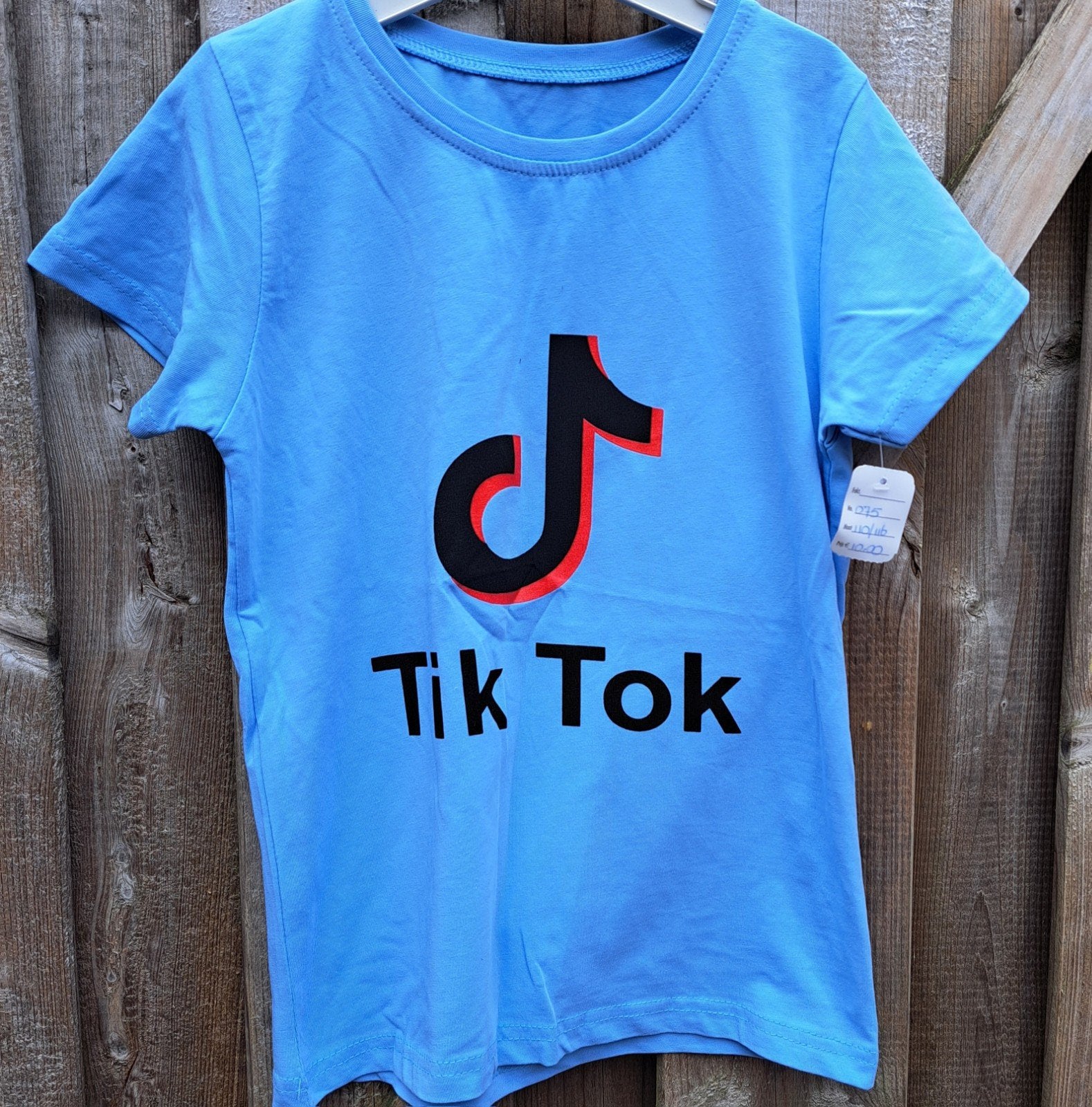 Jongens t-shirt shirt blauw Tik Tok zomershirt zomerkleding, Kinderen en Baby's, Kinderkleding | Maat 98, Verzenden, Nieuw, Jongen