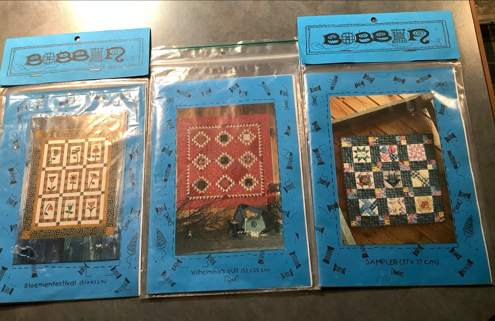 4 Quilt patronen - Bobbin en Fig Tree Quilts, Ophalen of Verzenden, Zo goed als nieuw, Overige typen