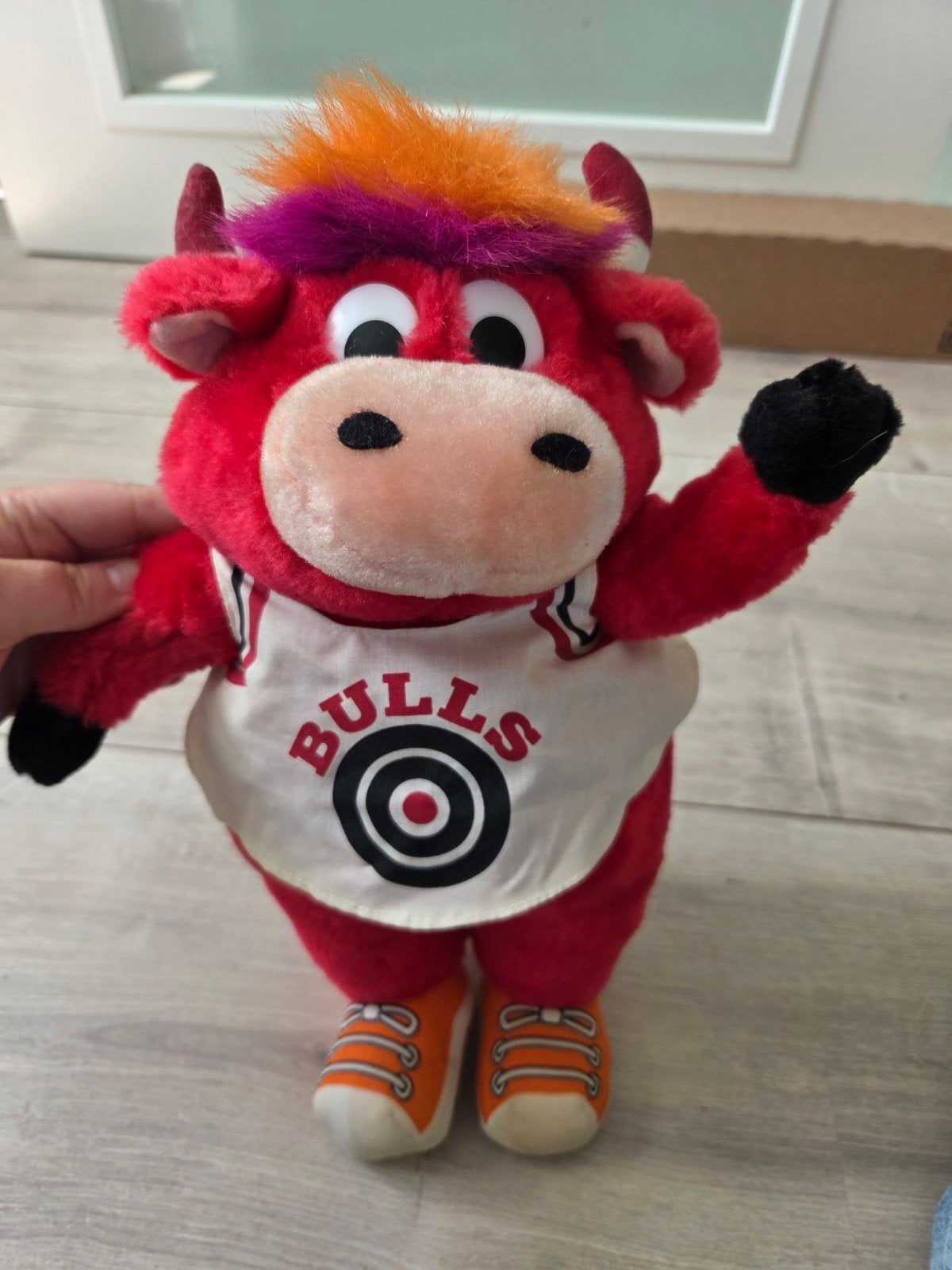 Vintage 1990 Bulls Officieel Gelicentieerd Knuffel, Ophalen of Verzenden, Gebruikt