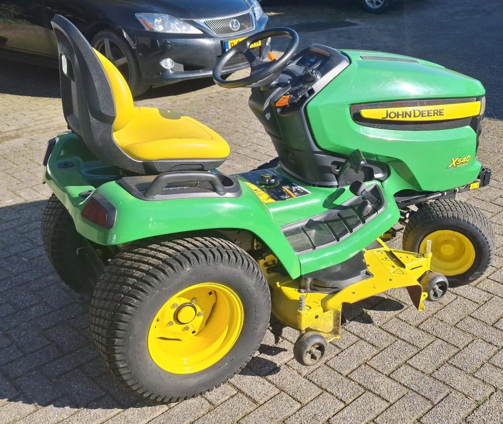 John deere x540, Tuin en Terras, Zitmaaiers, Gebruikt, 120 cm of meer, Mulchfunctie, Ophalen