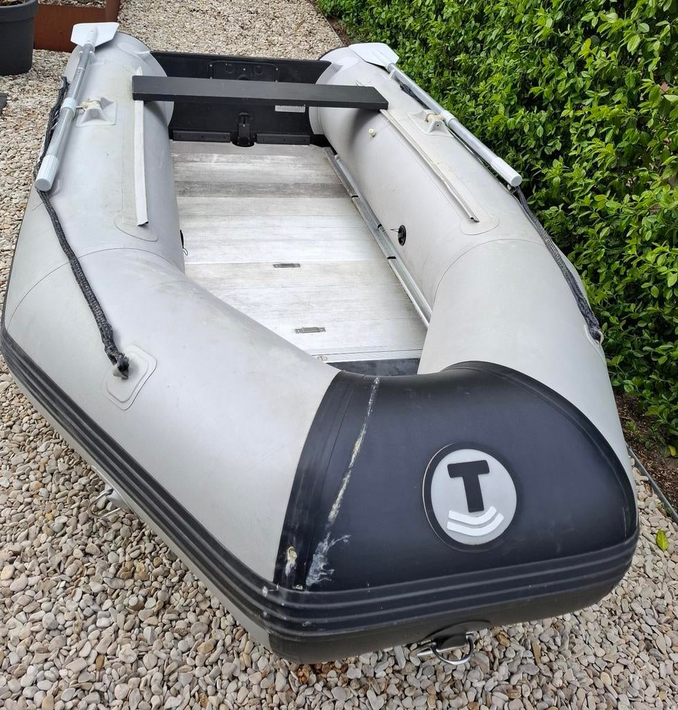 Talamex Rubberboot 3 meter + 6PK Suzuki motor + accessoires, Watersport en Boten, Rubberboten, Gebruikt, Aluminium, Benzine, Ophalen