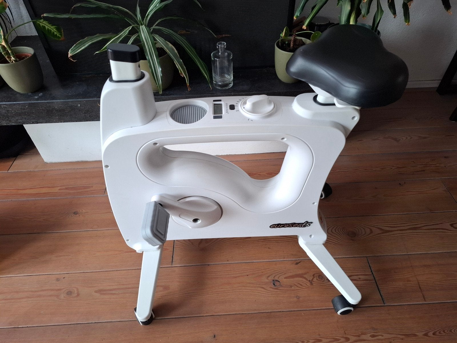 Euroseats Tournette bureaufiets hometrainer desk desktrainer, Ophalen, Zo goed als nieuw, Metaal, Benen