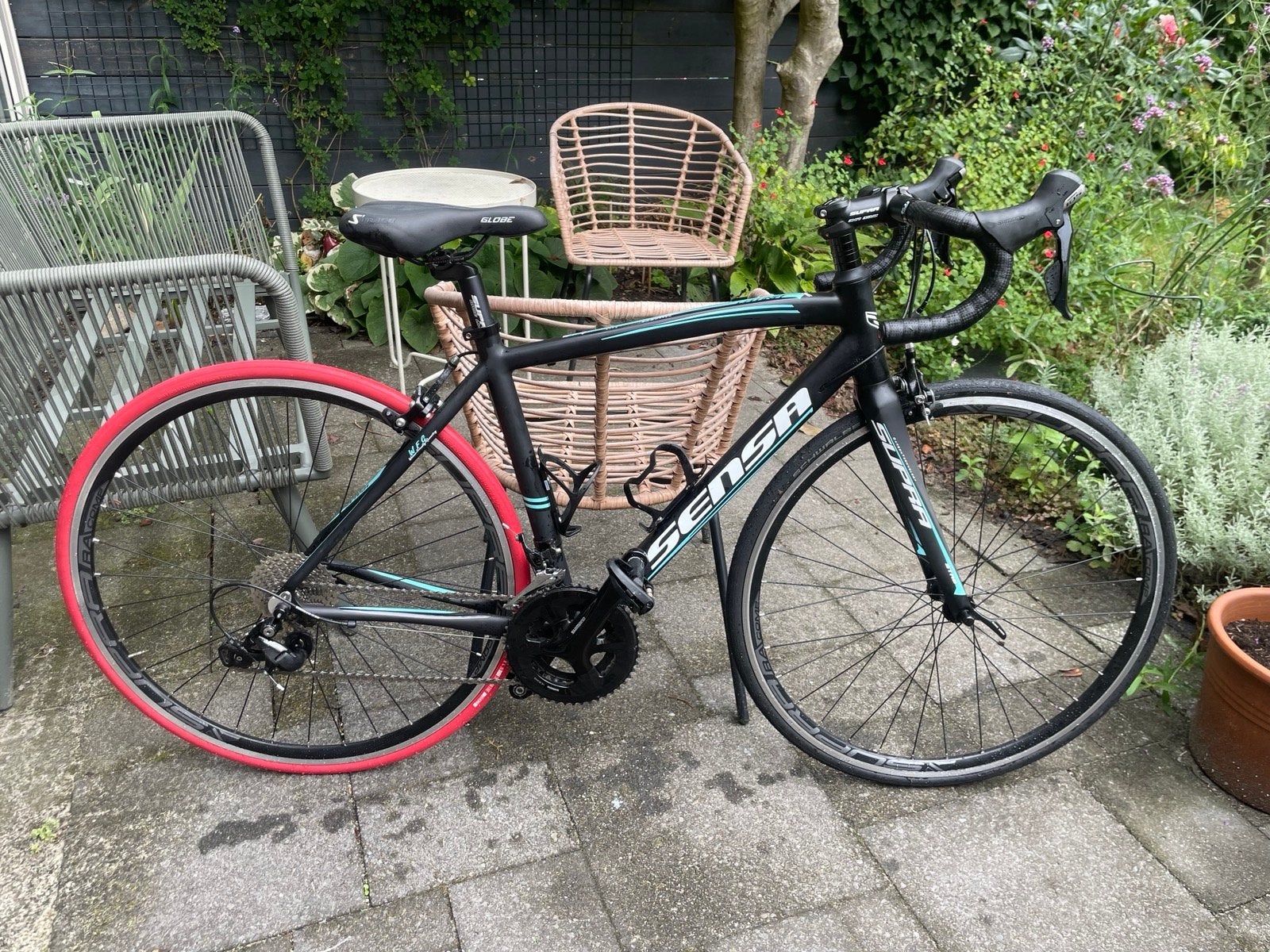 Sensa Latina damesracefiets - 48cm frame - Shimano 105, Fietsen en Brommers, Fietsen | Racefietsen, 28 inch, Velgrem, Aluminium