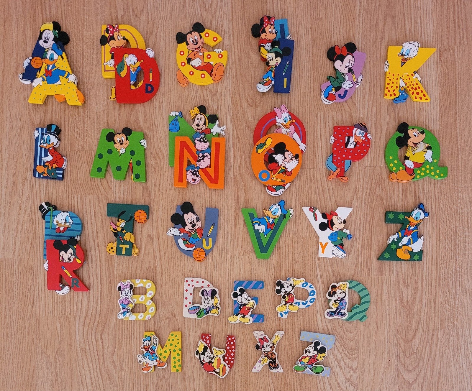 Disney, houten letters, Ophalen of Verzenden