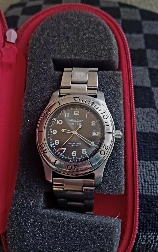 Philip Watch Swiss Made ophalen Amsterdam, Sieraden, Tassen en Uiterlijk, Ophalen of Verzenden
