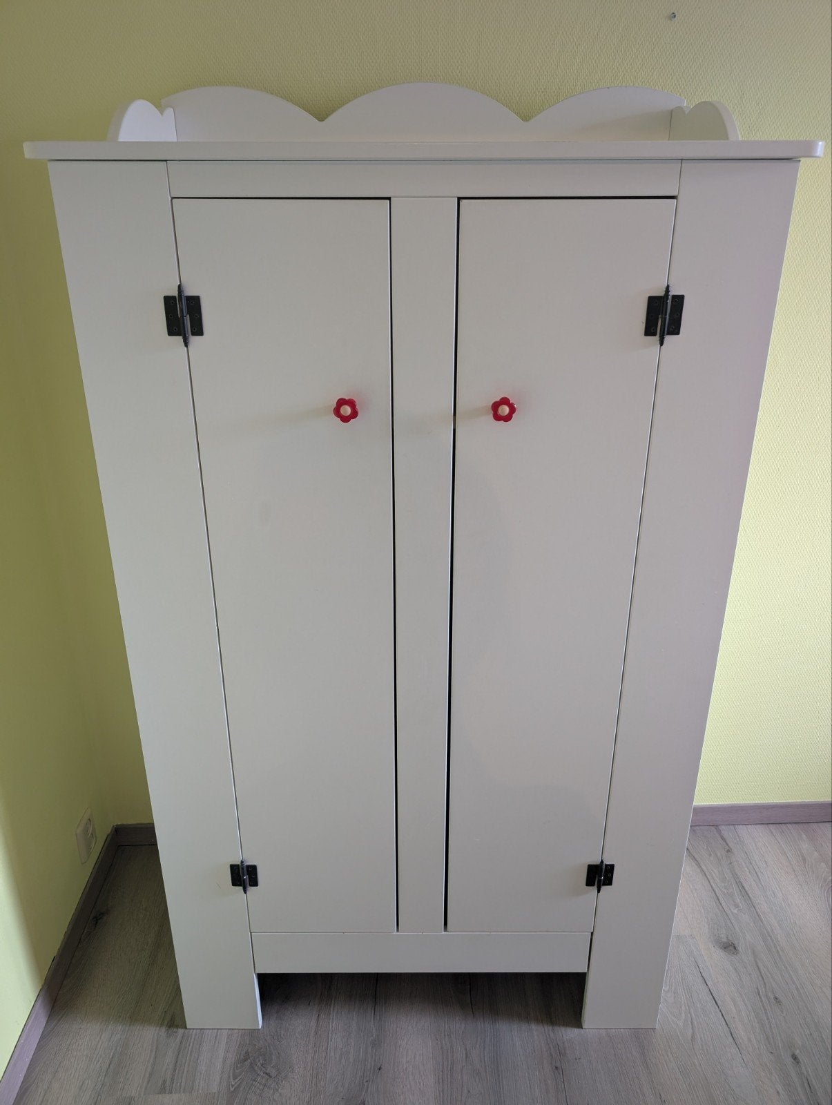Witte kledingkast, Kinderen en Baby's, Ophalen, Gebruikt, Kast, 105 cm of meer