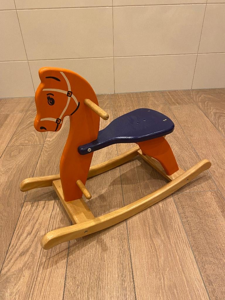 Houten paardje, Ophalen, Gebruikt, Rij- of Hobbelspeelgoed