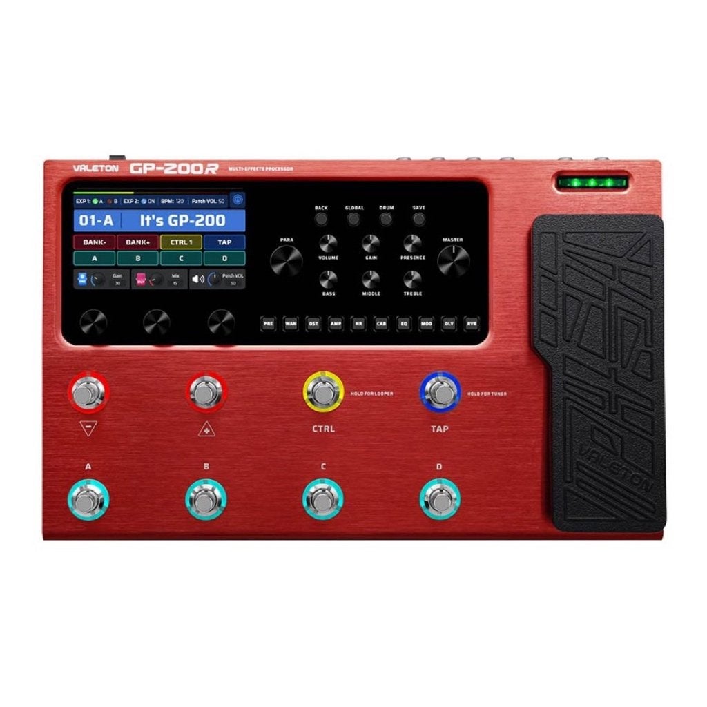 Valeton GP200R Multi Effects Processor SUPERPRIJS, Valeton Holding BV, Info@valeton.net, Nieuw, Ophalen of Verzenden