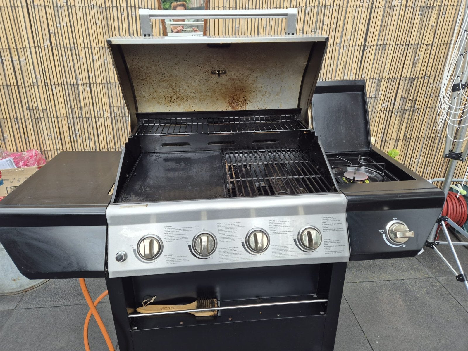 Gebruikte gas bbq, Ophalen, Gebruikt