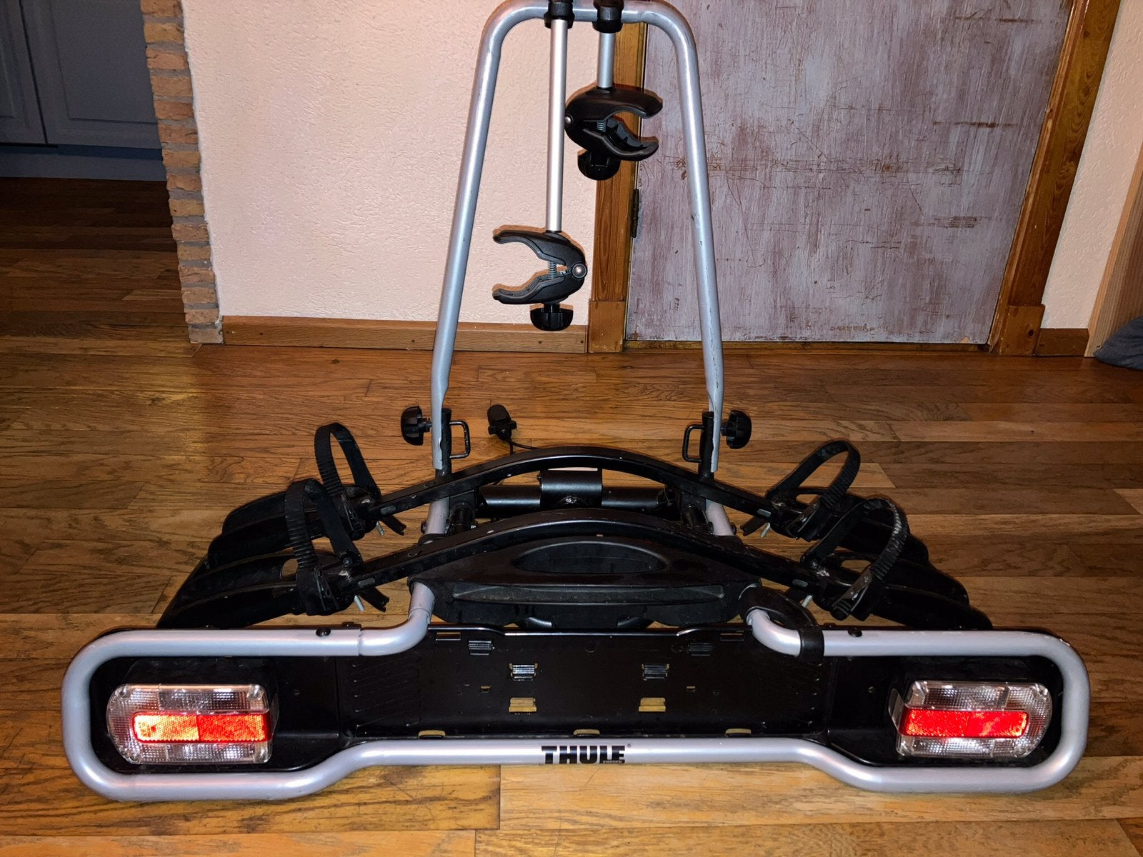 Thule Euroride 941 fietsendrager voor 2 fietsen, Ophalen, 2 fietsen, Gebruikt, Trekhaakdrager