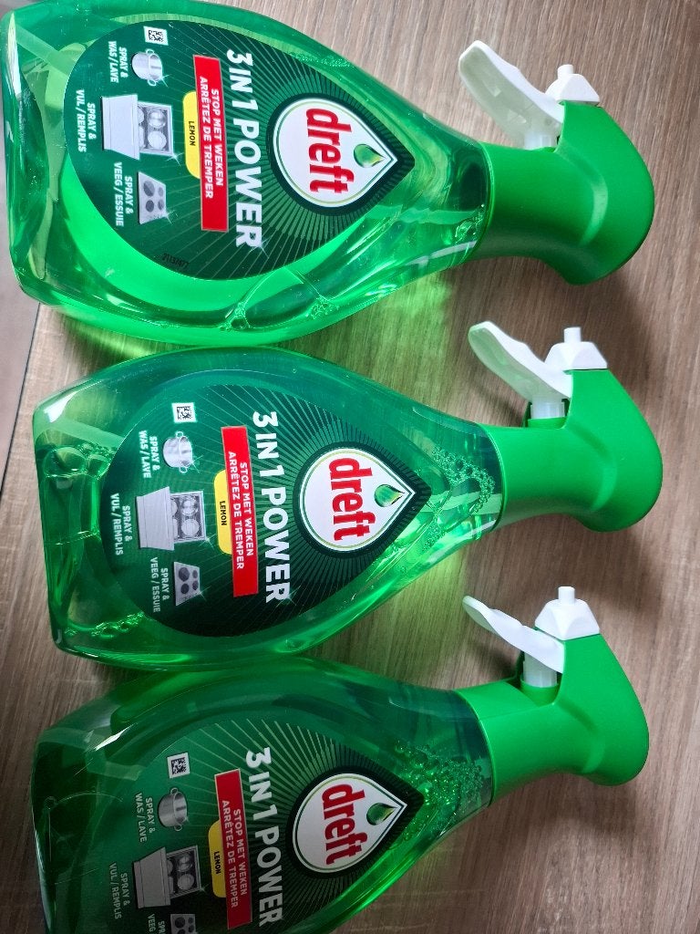 Dreft 3 in 1 power, Ophalen, Schoonmaakmiddel