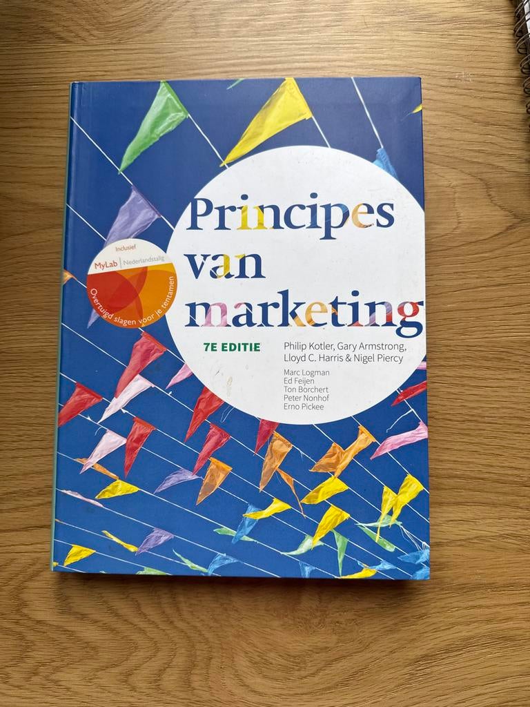 Principes van marketing 7e editie, Boeken, Ophalen of Verzenden, Gamma, Gelezen, HBO