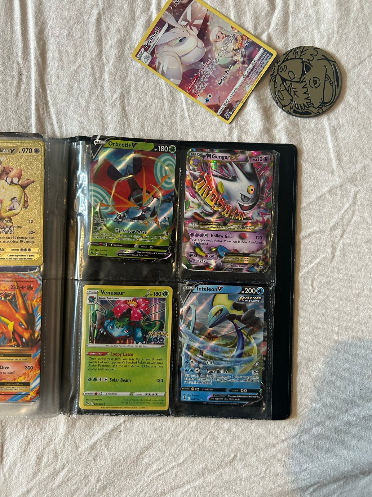 Pokémon Kaarten Verzameling - M Gengar EX, M Rayquaza EX, Ophalen of Verzenden, Gebruikt, Meerdere kaarten