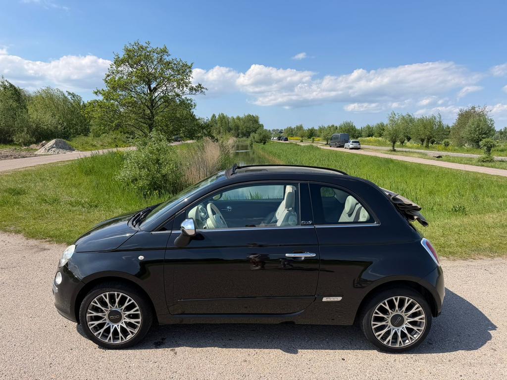 Fiat 500 1.2 AUT C 2010 Bruin, Auto's, Fiat, 4 cilinders, Bruin, Origineel Nederlands, Particulier