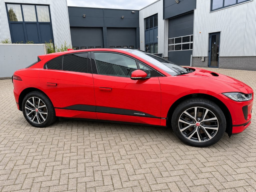 Jaguar I-PACE Ev400 400pk AWD Aut 2018 Rood, Auto's, Dealer onderhouden, I-PACE, Origineel Nederlands, Elektrisch