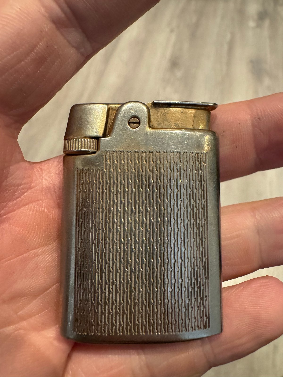 Vintage Ronson aansteker - Made in England, Ophalen of Verzenden, Gebruikt, Aansteker