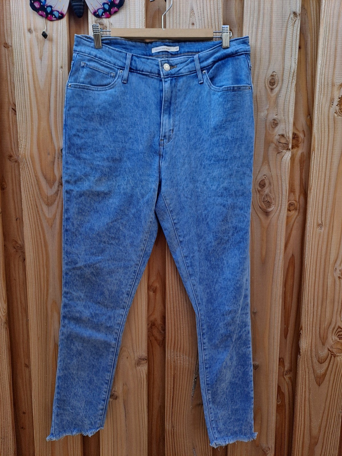 Levi's 721 High Rise Skinny Jeans W32 L30, Blauw, Ophalen of Verzenden, Zo goed als nieuw, W27 (confectie 34) of kleiner