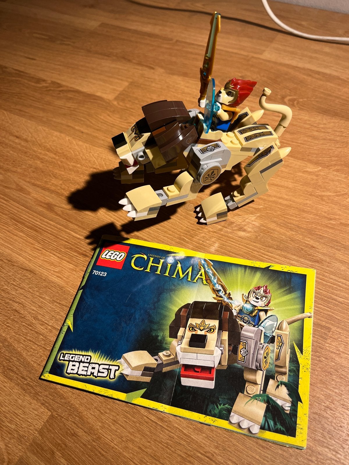 Lego Chima 70123 Legend Beast Leeuw, Lego, Ophalen of Verzenden, Zo goed als nieuw, Compleet
