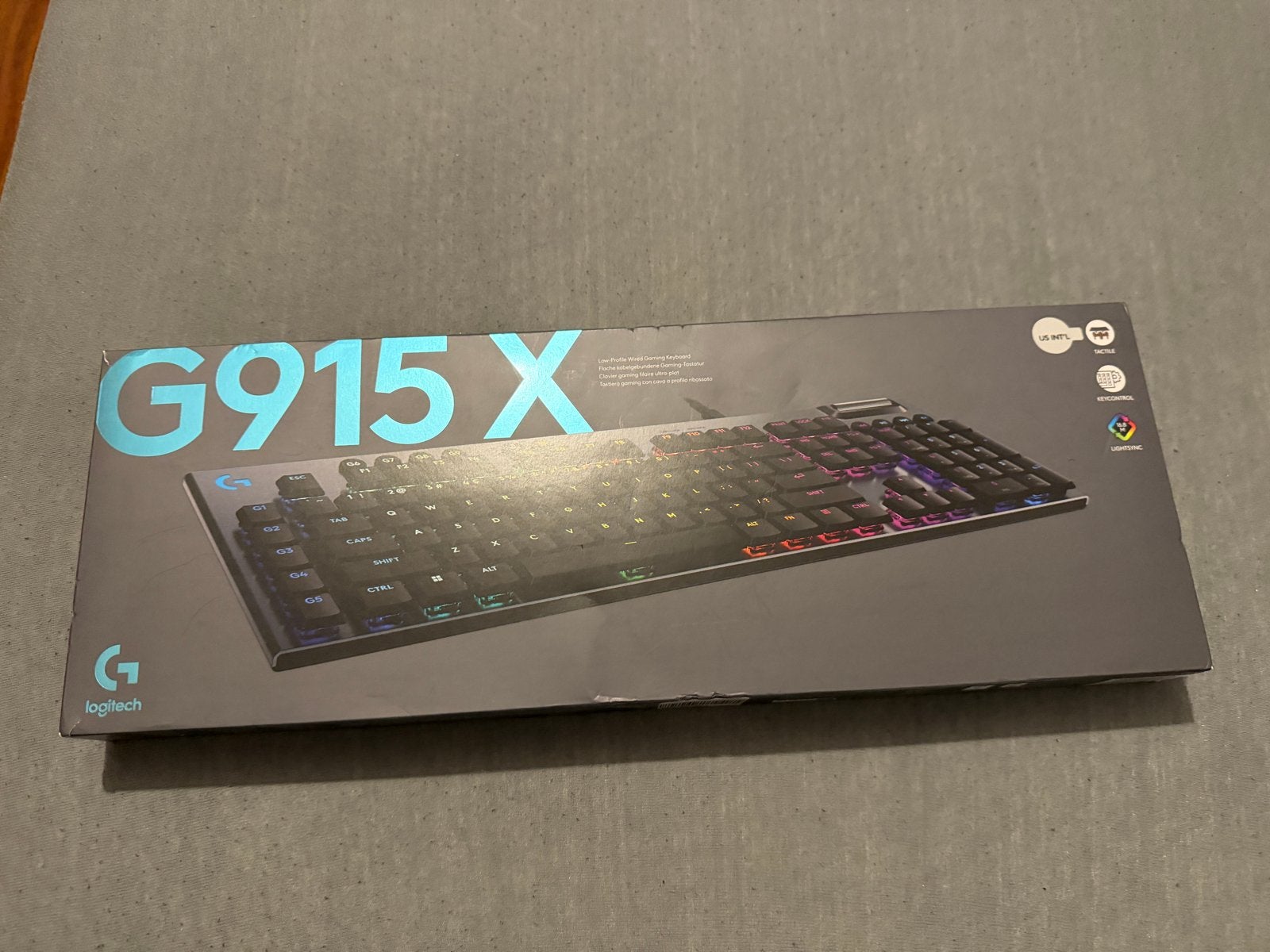 Logitech G915X Tactile Gaming Toetsenbord Bedraad - nieuw, Computers en Software, Toetsenborden, Ophalen, Gaming toetsenbord, Nieuw