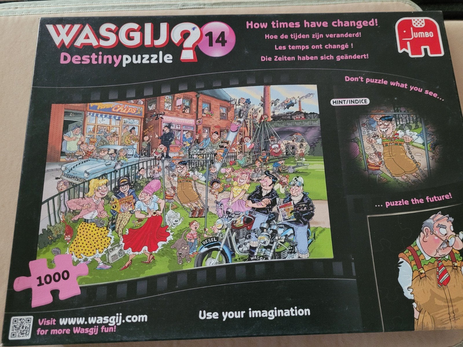 wasgij 1000 stukjes puzzel hoe de tijden zijn veranderd, Ophalen of Verzenden