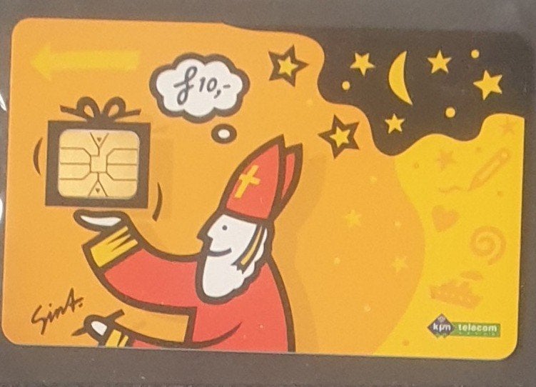 Telefoonkaart Sinterklaas 1998 ongebruikt, Ophalen of Verzenden, Nederland
