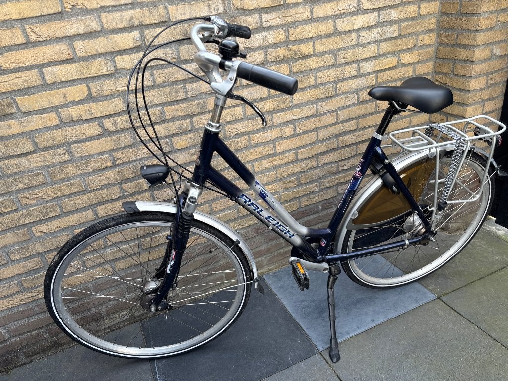 Raleigh Priority damesfiets maat S/M, Fietsen en Brommers, Gebruikt, Velgrem, Versnellingen, 50 tot 53 cm