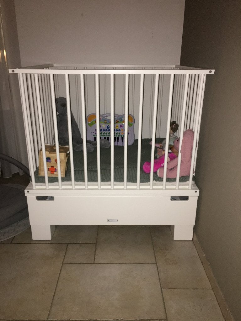 Bopita box incl. 2 boxkleden, Ophalen, Zo goed als nieuw, Vierkant, In hoogte verstelbaar