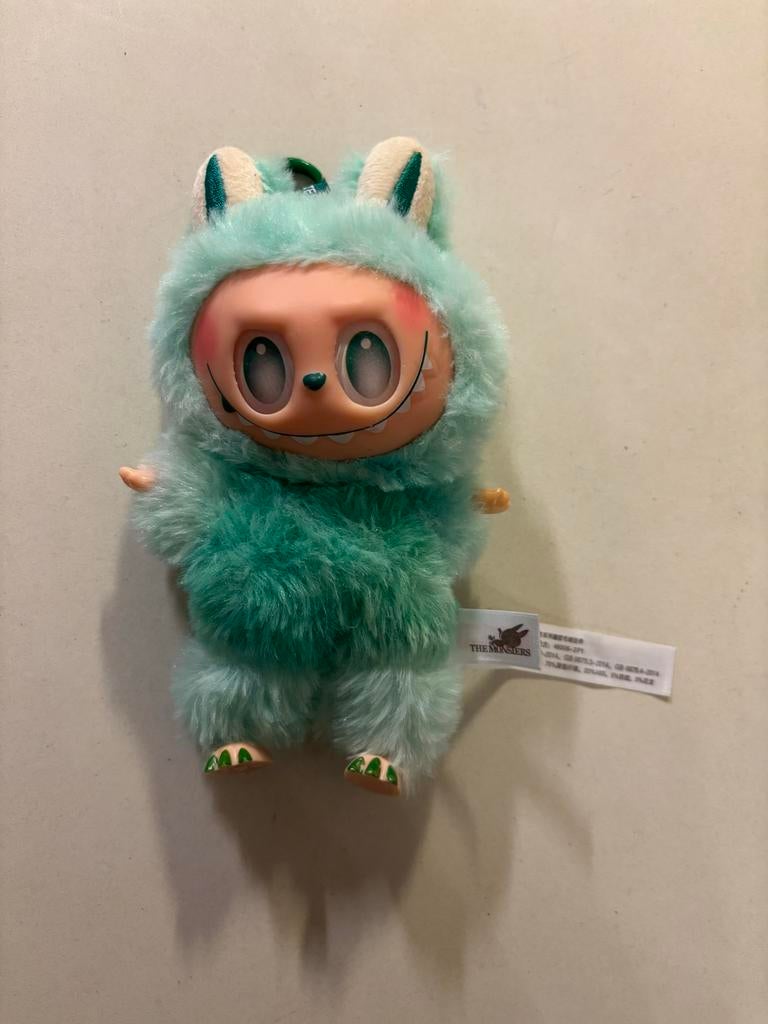 The Monsters Pop Mart knuffel sleutelhanger mint groen!, Groen, Overige merken, Overige karakters, Overige typen