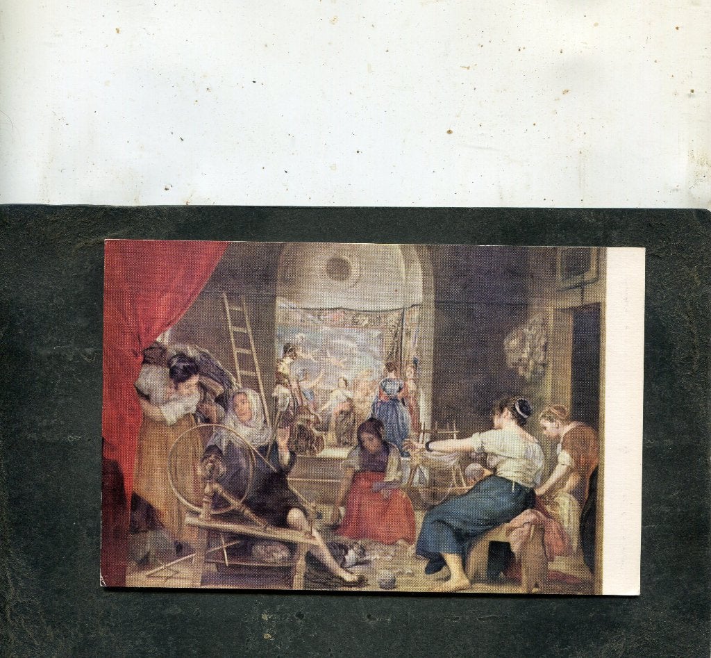 Ansicht D. Velazquez - The women spinners, Verzenden, 1980 tot heden, Ongelopen