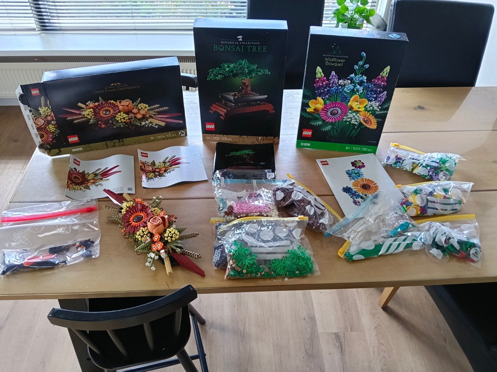 lego set 10314,10281 en 10313, Ophalen, Overige thema's, Lego, Zo goed als nieuw