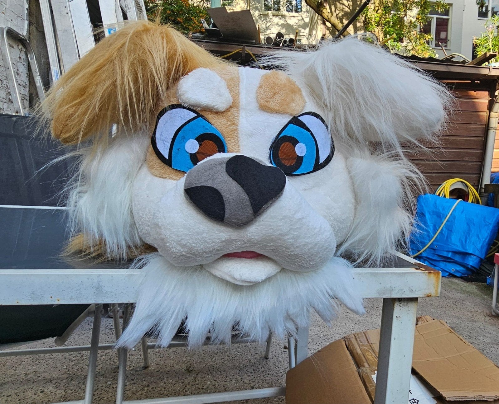furry honden masker nieuw met poten, Ophalen of Verzenden, Nieuw