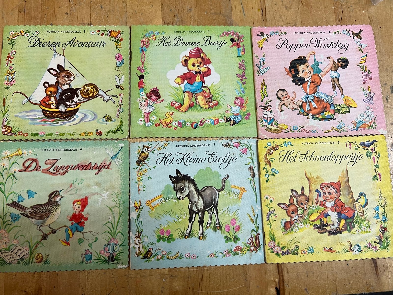 Vintage Nutricia Kinderboekjes - Set van 6, Boeken, Kinderboeken | Baby's en Peuters, Gelezen, 3 tot 4 jaar, Ophalen of Verzenden