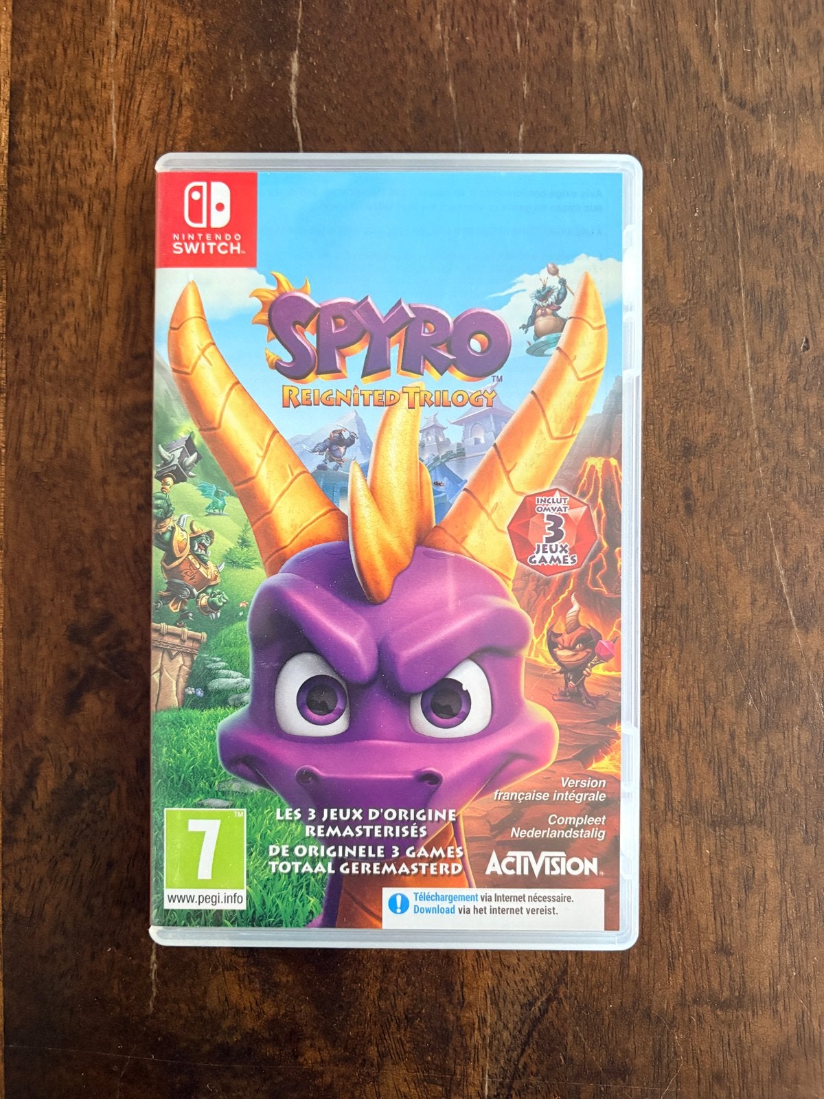 Spyro Reignited Trilogy - Nintendo Switch (Goed als nieuw), 1 speler, Ophalen of Verzenden, Zo goed als nieuw, Platform