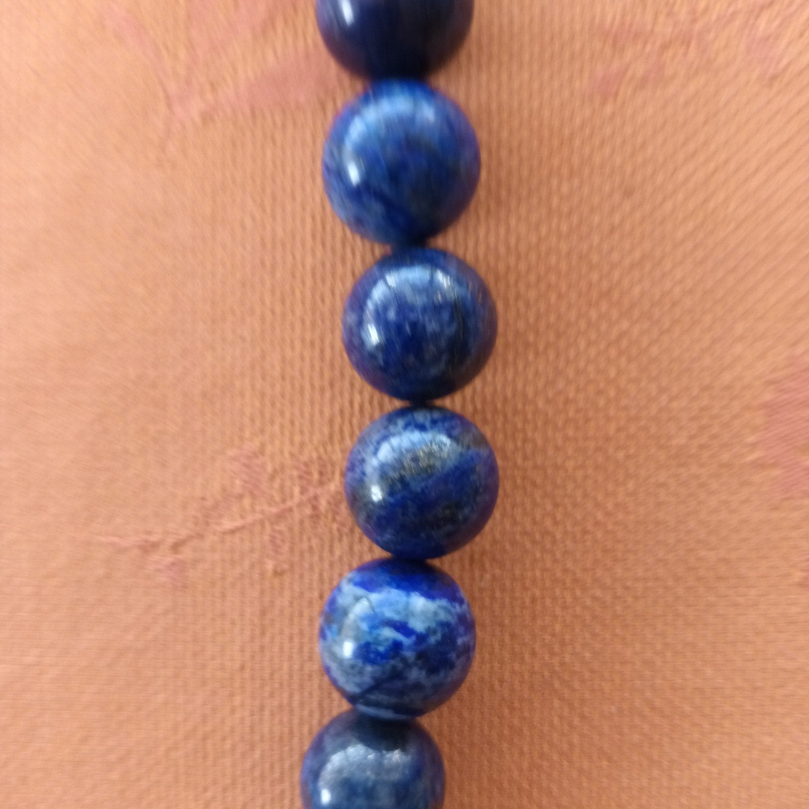 Prachtige Lapis Lazuli Ketting - Diepblauwe Edelsteen, Blauw, Nieuw, Ophalen of Verzenden, Steen of Mineraal