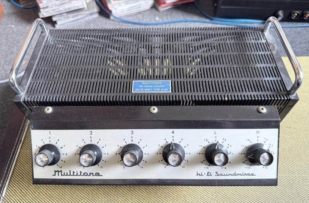 2 Multitone M50 buizenversterkers (Maygra Electronics, Ophalen, Versterker