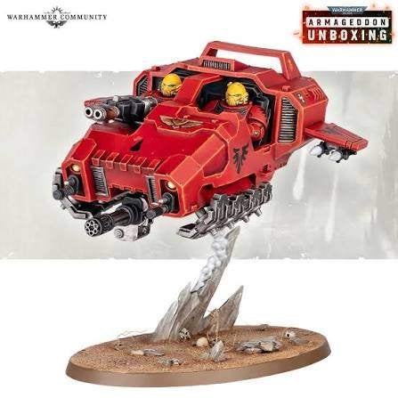 Warhammer 40k New Space Marine Land Speeder, Ophalen of Verzenden, Nieuw, Warhammer 40000, Figuurtje(s)
