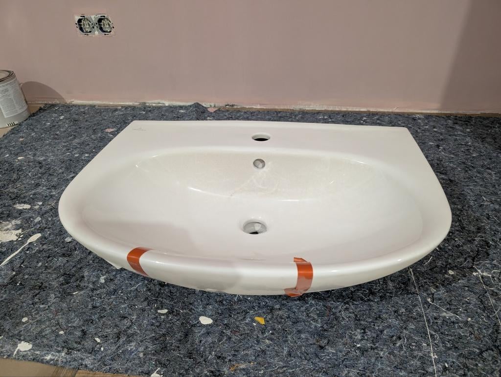 Villeroy & Boch O.NOVO Wastafel 65 cm Wit (Nieuw), Ophalen, Nieuw, Wastafel