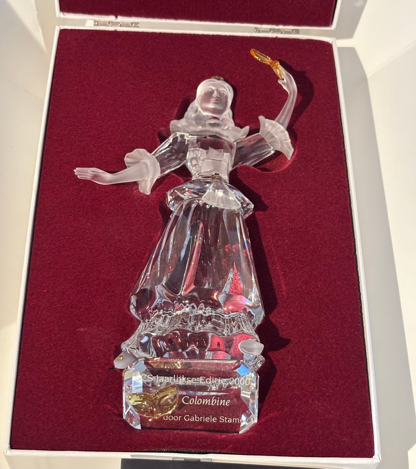 Originele Swarovski SCS Colombine – Jaarlijkse Editie 2000., Verzamelen, Swarovski, Ophalen, Zo goed als nieuw, Figuurtje