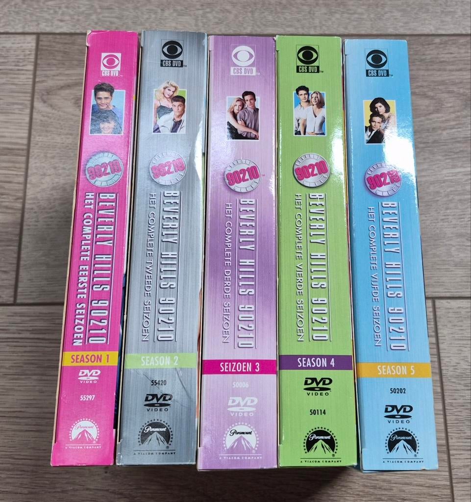 Beverly Hills 90210 DVD Boxset Seizoen 1-5, Boxset, Drama, Ophalen of Verzenden, Zo goed als nieuw
