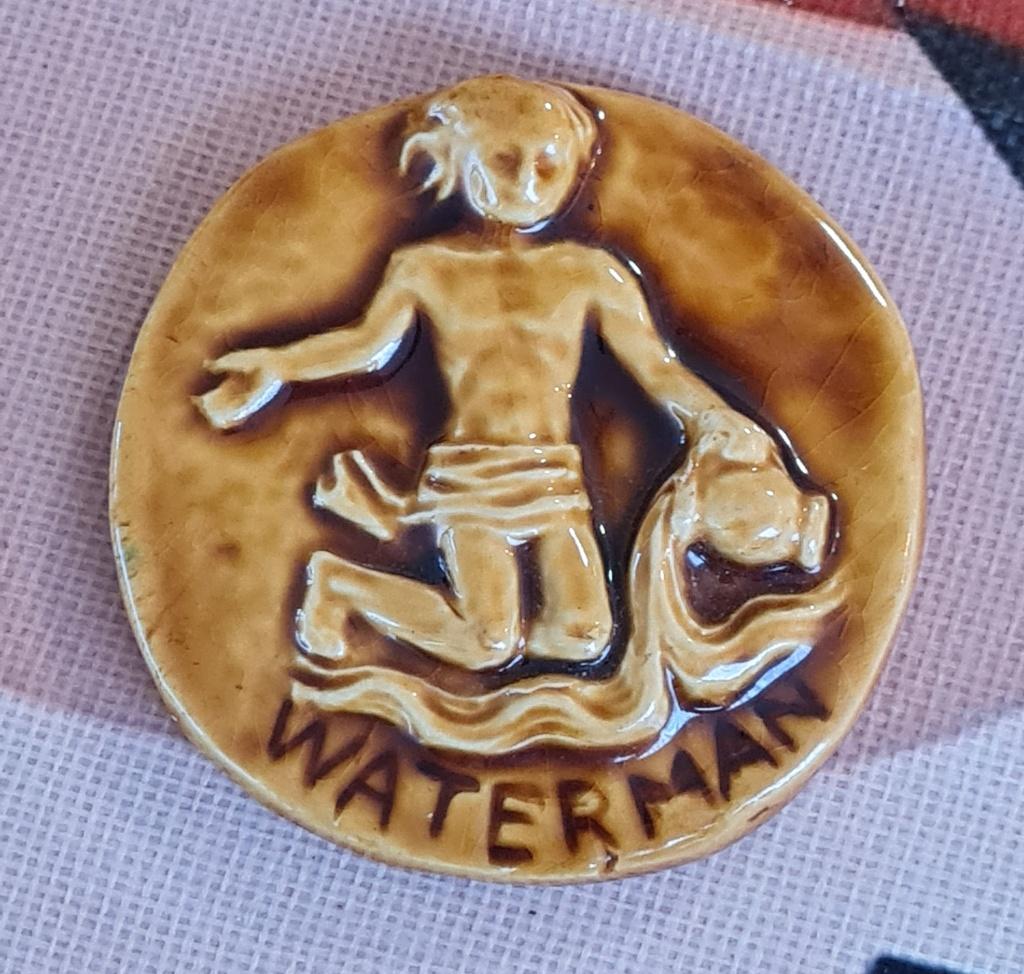 Mooi tegeltje Waterman, Ophalen of Verzenden