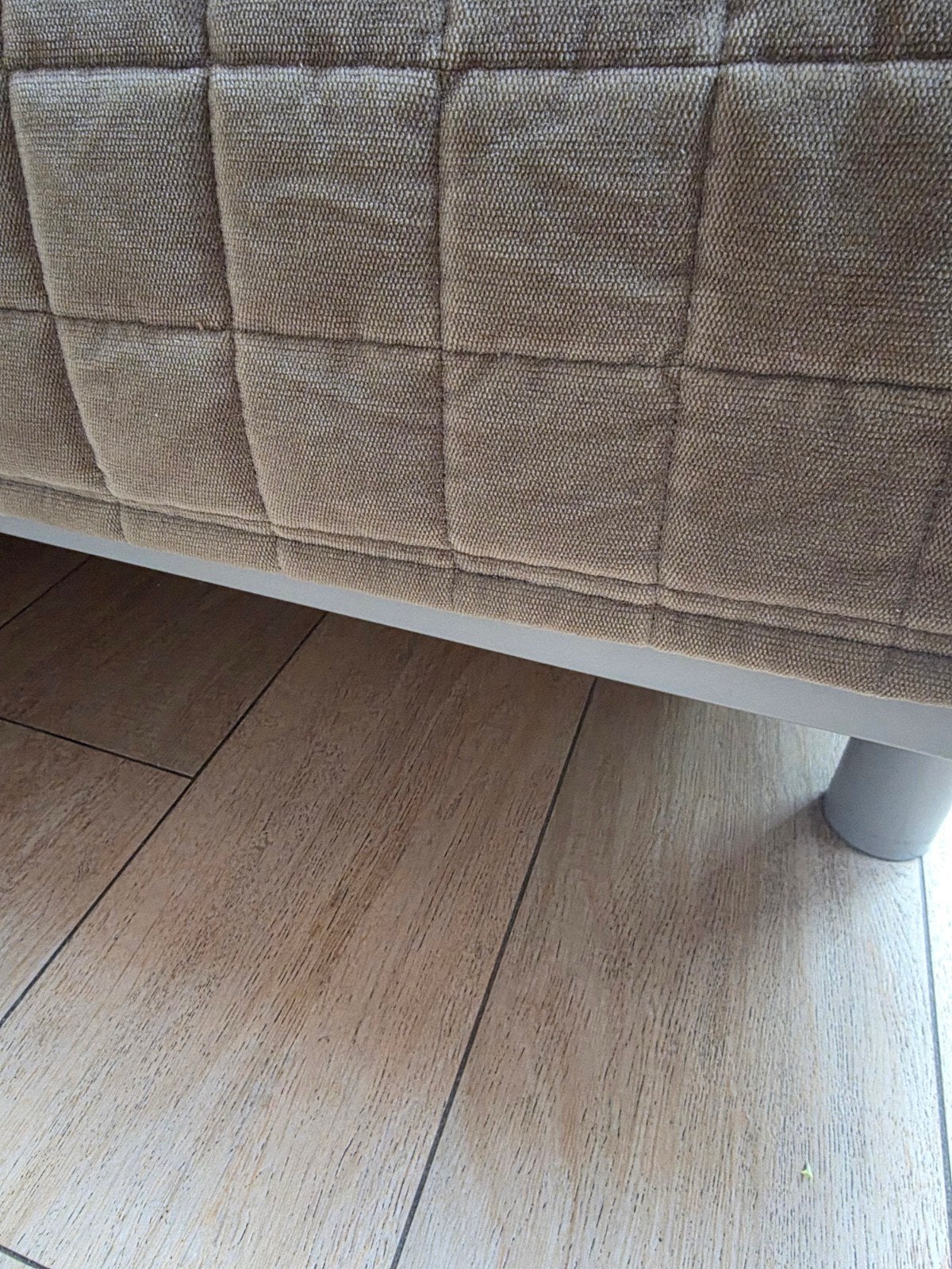SLAAPBANK IN ZEER GOEDE STAAT IKEA HOES WASBAAR MET KUSSENS, Ophalen, Zo goed als nieuw, Rechthoekig, 125 cm of meer