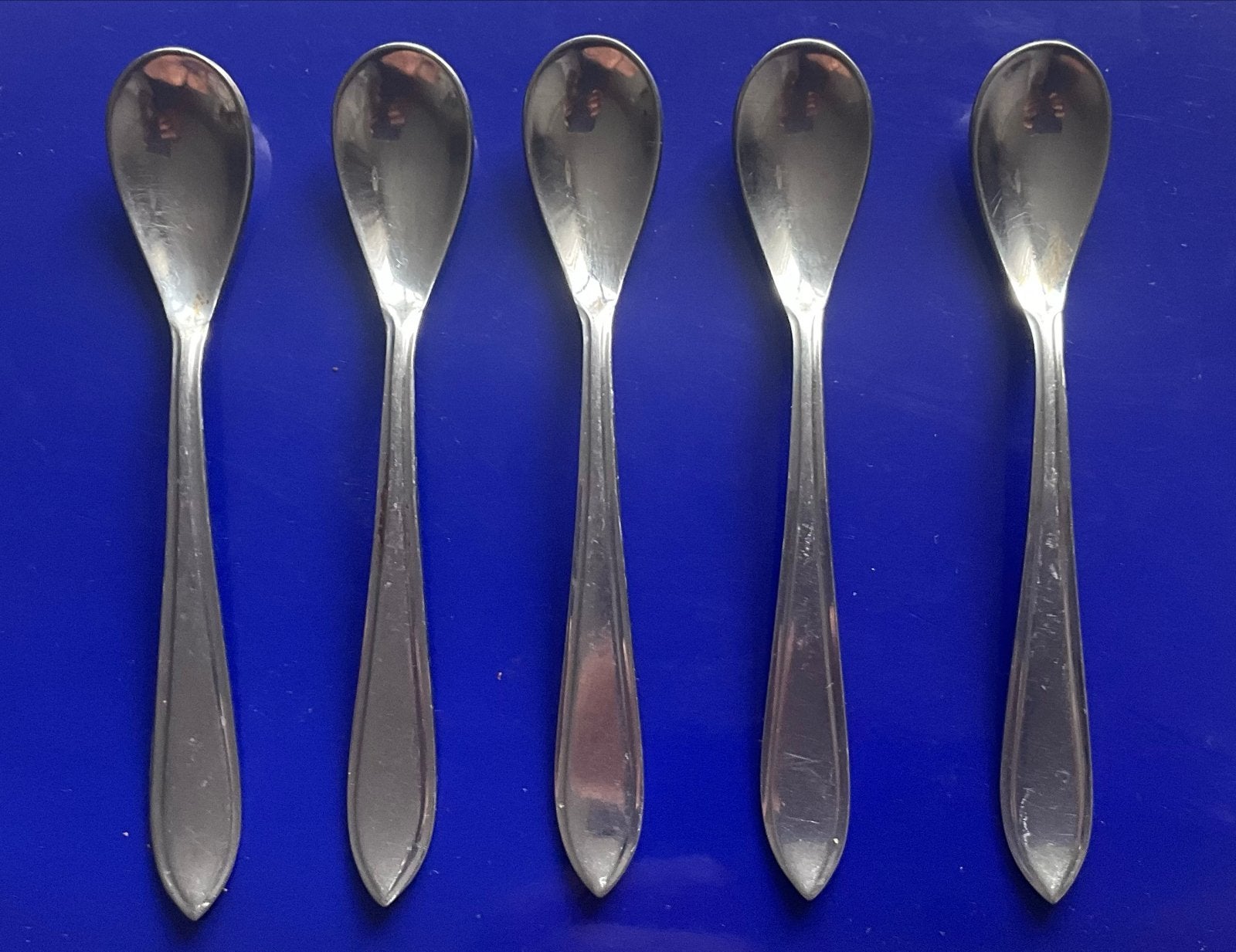Set van 5 vintage theelepels G Sola Z, Antiek en Kunst, Ophalen of Verzenden