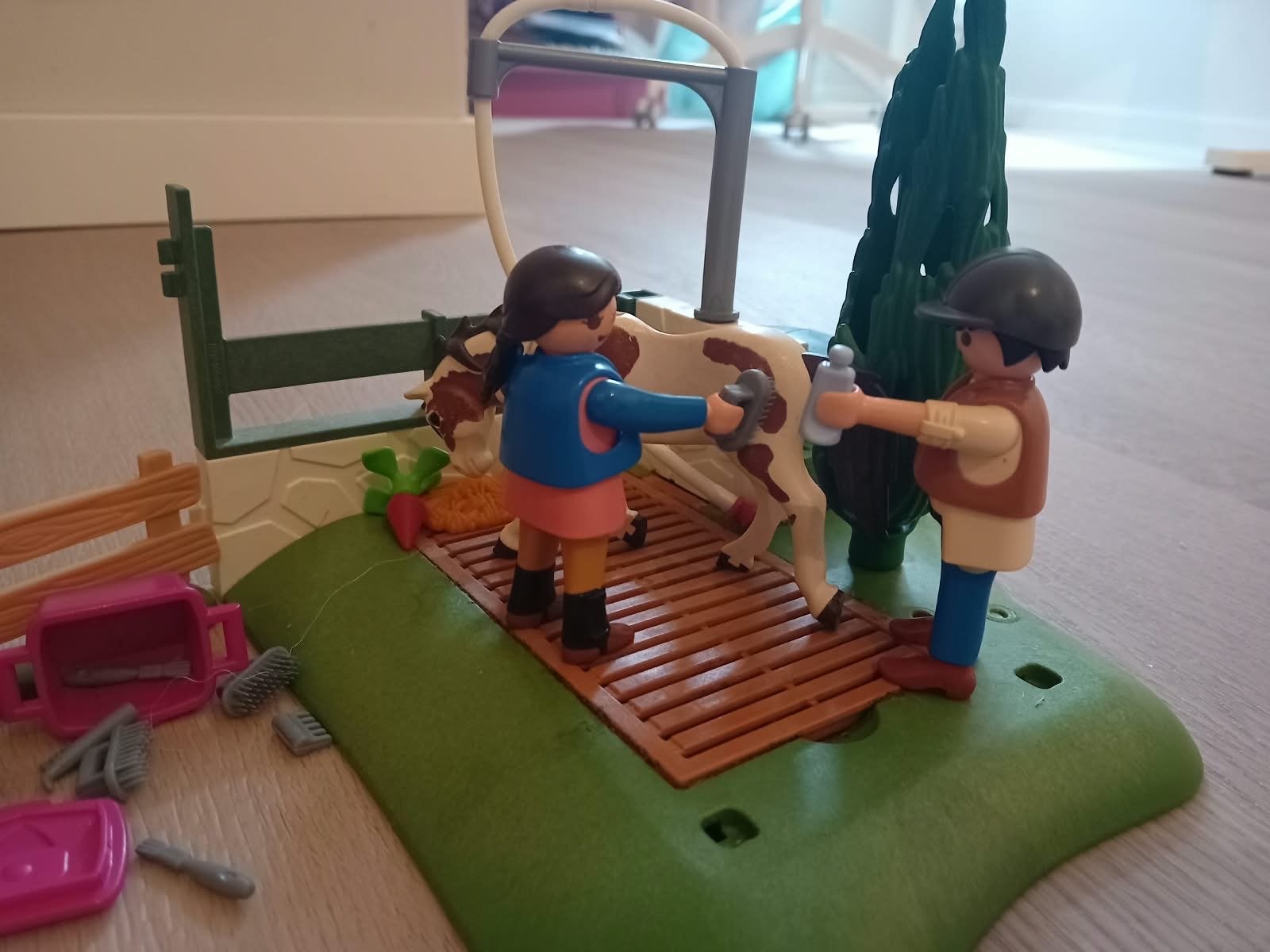 Playmobil Paarden Wasplaats - Werkend en Compleet, Ophalen of Verzenden, Gebruikt, Jongen of Meisje