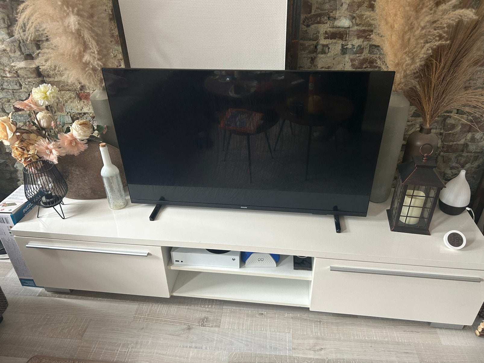Tv meubel wit GRATIS, Ophalen, Zo goed als nieuw, 25 tot 50 cm, Minder dan 100 cm