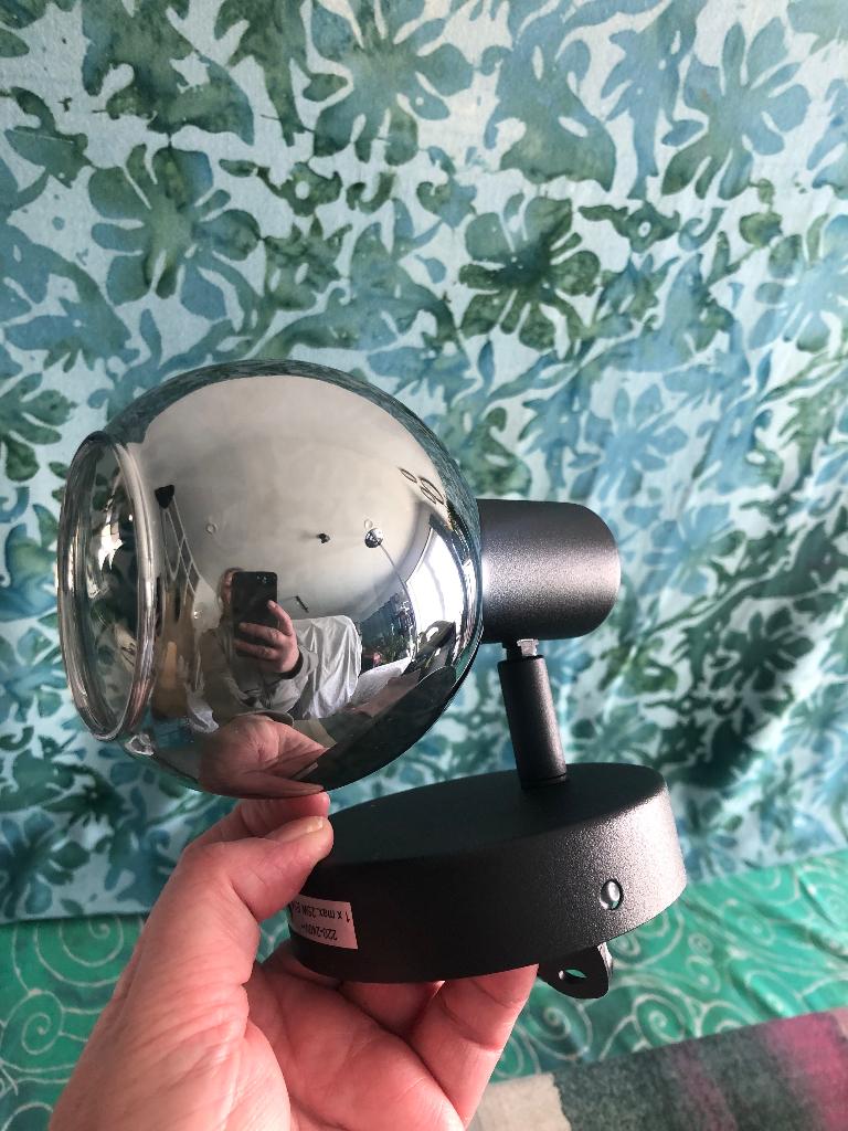 Nieuw Philips enkel plafond spot wandspot lamp zwart metaal, Ophalen of Verzenden, Nieuw, Plafondspot of Wandspot