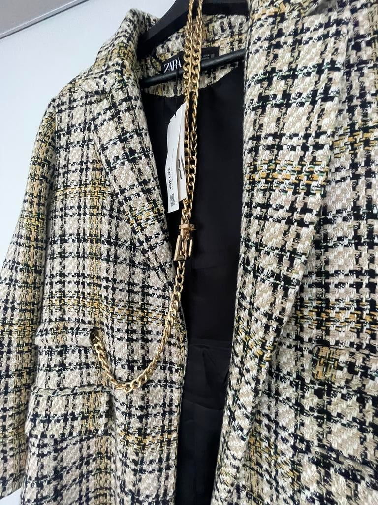 Zara jas, Ophalen of Verzenden, Nieuw, Maat 38/40 (M), Beige