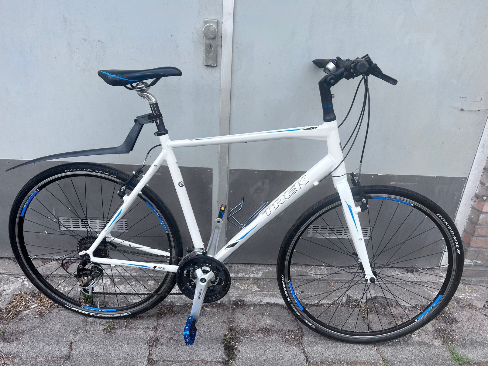 Z.g.a.n. Trek FX Serie 7.3 sport herenfiets 57 cm, Fietsen en Brommers, Zo goed als nieuw, 57 tot 61 cm, Meer dan 20 versnellingen